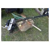 TROLLING MOTOR, FISHING NET, OAK, METAL