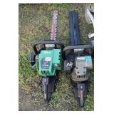 2 CHAIN SAWS