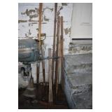 SHOVEL, PITCH FORK, PICK AXE, HOE & RAKE