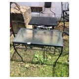 2 CAST IRON TABLES