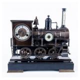 Antique French 19th Century Industrial Train Clock