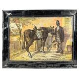 Vintage Green River Whiskey Tin Sign