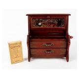Vintage Organette Music Box with Music