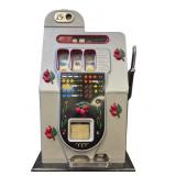 Vintage Mills Black Cherry 25 Cent Slot Machine