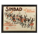 Vintage Advertising Poster Sinbad Chicago Opera