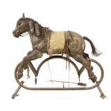 Vintage Brass / Copper Rocking Horse
