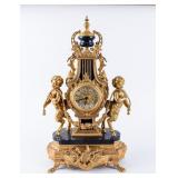 Vintage Imperial Hermle Brevattato Mantle Clock