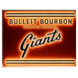 Bulleit Bourbon Giants LED Bar Light Sign