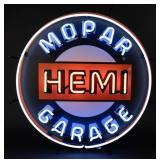 Neon Sign  Mopar Hemi Garage