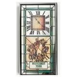 Vintage Wolfschmidt Vodka Clock / Advertising Sign