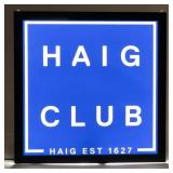 Haig Club Scotch Whiskey LED Bar Light Sign