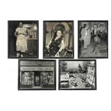 Lot of 5 Vintage Pictures Circa 1950