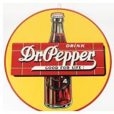 Nostalgic Large Drink Dr. Pepper Aluminum Sign