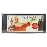 1954 Coca Cola Christmas Framed Advertising