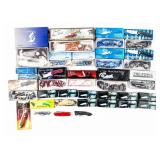 Knife Lot Of 30 Folding Knives & Fixed Blades