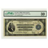 Currency 1918 $2 National Currency  PMG 30