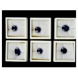 Lot of 6 Oval Sapphire Gemstones