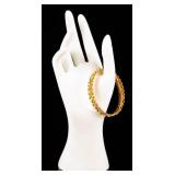 Jewelry 21kt Yellow Gold Bangle Bracelet