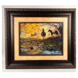 Artwork "A Road Less Traveled" Signed Print T. Cox