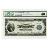 Currency 1918 $1 National Currency PMG 40