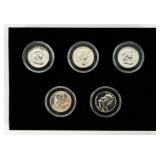 Coin (5) Franklin Proof Struck Half Dollars