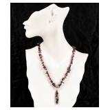 Jewelry Sterling Silver Beaded Necklace & Pendant