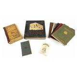 Lot of 9 Historical Antique Books