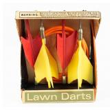 Vintage Eagle Rubber Co. Lawn Darts Set