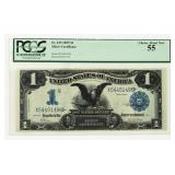 Currency 1899 $1 Silver Certificate  PCGS 55