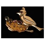 Jewelry 14kt Yellow Gold Bird Brooch / Pin