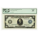 Currency 1914 $10 Chicago Star Note PCGS 35