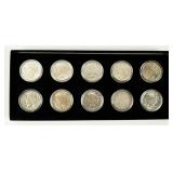 Coin (10) Peace Silver Dollars