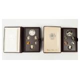 Coin (2) 1984 Prestige Set in Box with Certificate
