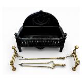 Cast Iron Fireplace Grate & Accessories