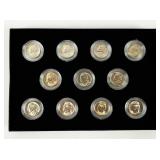 Coin (11) Wartime Jefferson Nickel Set BU