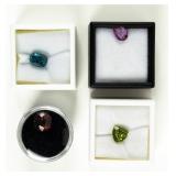 Lot of 4 Loose Gemstones