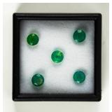 Lot of 5 Paraiba Blue Ethiopian Opal Gemstones