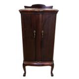Furniture Antique Mahogany Sheet Music Cabinet