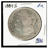 Coin 1884-S  Morgan Silver Dollar Almost Unc.