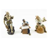 3 Vintage Chinese Shiwan Mudmen