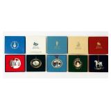 Lot of 5 White House Christmas Ornaments