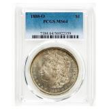 Coin 1888-O Morgan Silver Dollar PCGS MS64