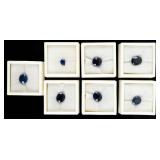 Lot of 7 Loose Sapphire Gemstones