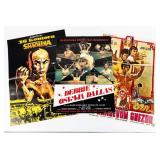 Lot of 3 Original Print Yugoslavian Film Posters