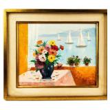 Framed Oil Painting by John Manol