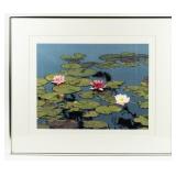 Framed Water Lily Print