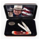 Knife Case Stag Horn John Wayne Commemorative