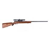 Gun Winchester 74 Semi Auto Rifle .22 Lr Scoped