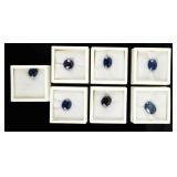 Lot of 7 Loose Sapphire Gemstones