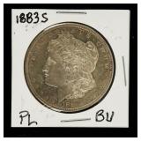 Coin 1883-S Morgan Silver Dollar B.U. DMPL